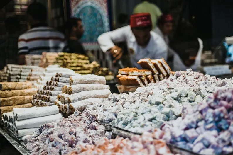 Turkish Delight in Istambul market